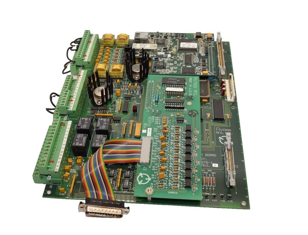 Used AVTRON A18876-1 Rev N Assy. System Board With A19722 Rev G & A26494 Rev B Board
