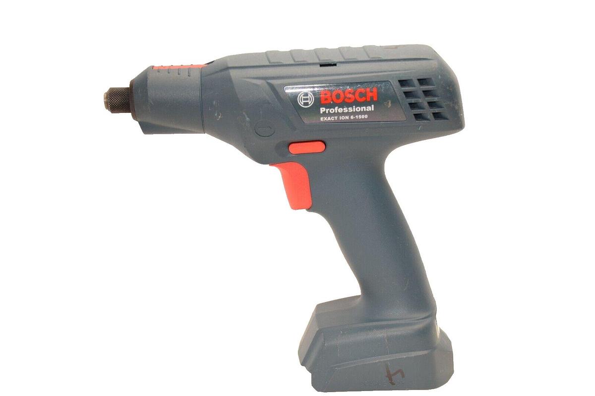 Used BOSCH EXACT ION 6-1500 18V 6Nm Pistol Grip Cordless Torque Screw Driver