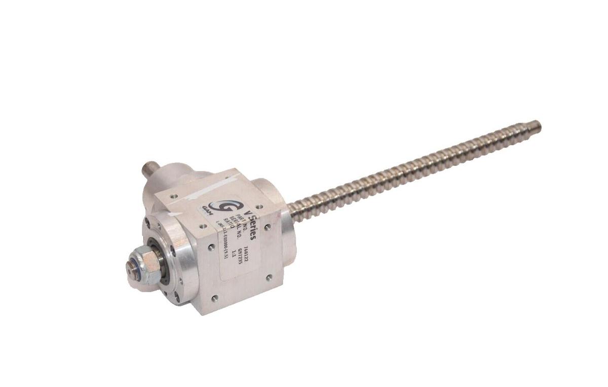 Used GAM GEAR 760122 L-045-1:1-E030000-[9.5] Right Angle Spiral Gearbox