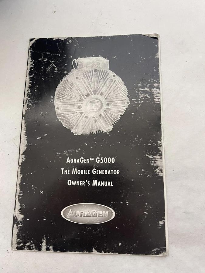 Used AuraGen G8500 Mobile Generator, Induction Power Source M080-132