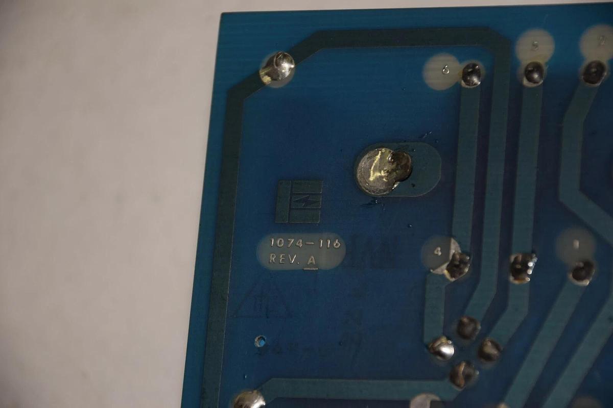Used EMERSON 1074-116 B 1074-116 REV A POWER SUPPLY BOARD