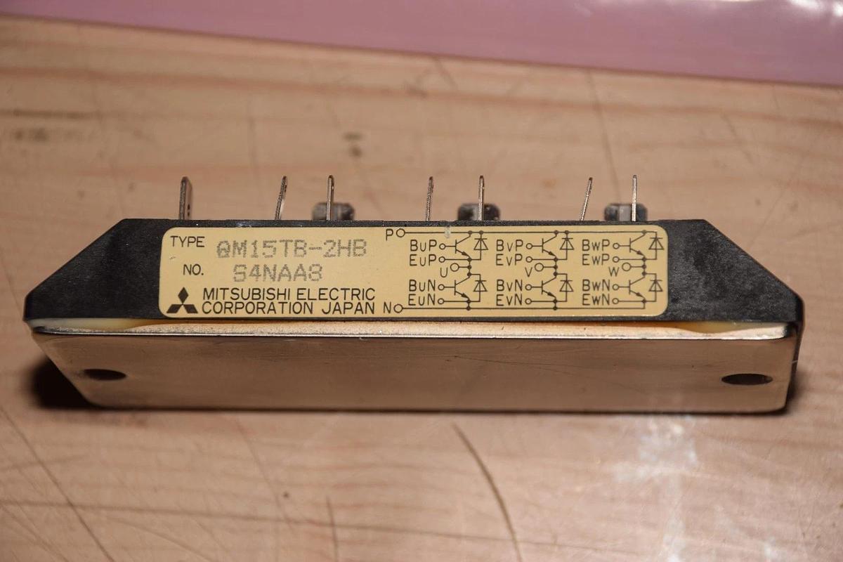 Used MITSUBISHI QM15TB-2HB, S4NAA3,  IGBT POWER MODULE QM15TB2H