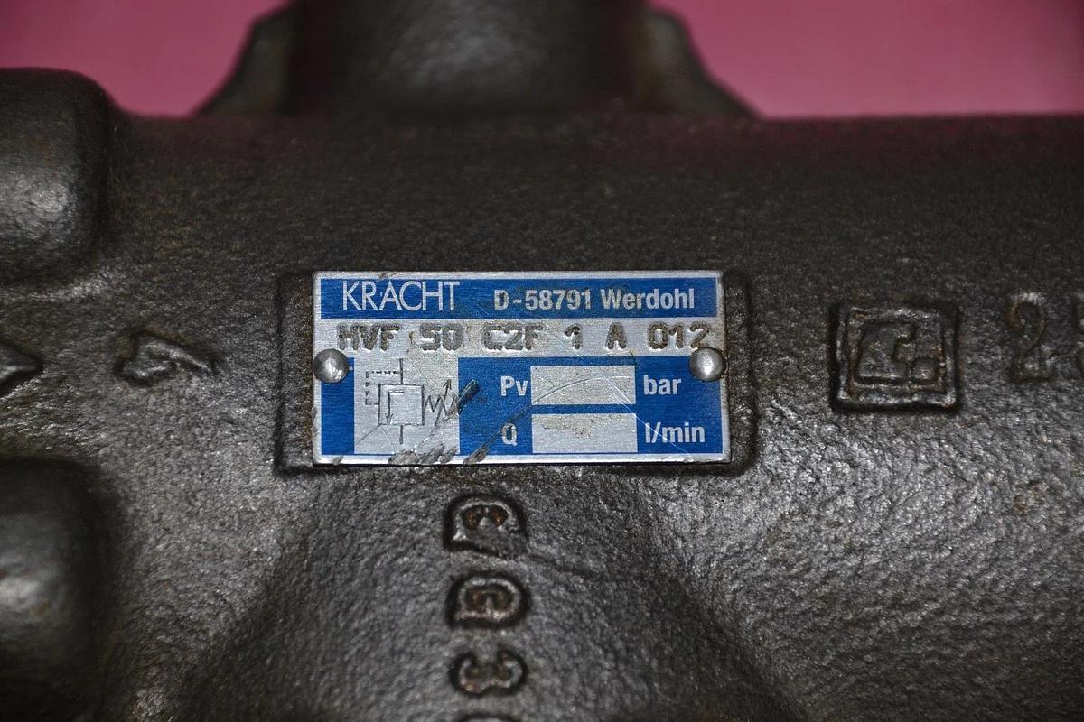 KRACHT Pressure Relief Valve HVF 50 C2F 1 A 012 HVF50C2F1A012 HVF50 NEW