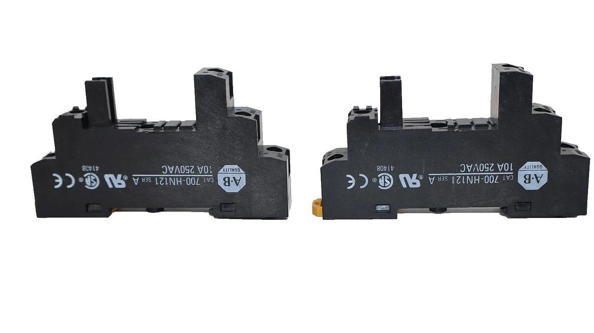 Allen Bradley 700-HN121 Series A 10A 250Vac Relay Socket (New - Lot of 2)