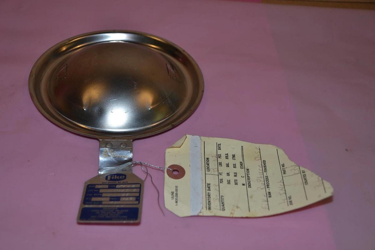 FIKE BURST RUPTURE PRESSURE RELIEF DISC CPV-CBT CPV CBT CPVCBT 4" 74 PSI NEW