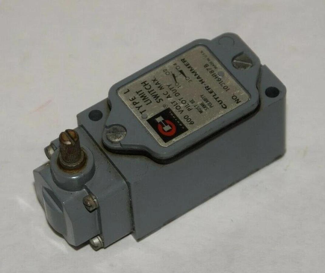 (NEW) CUTLER HAMMER 10316H187B Type L 600V Limit Switch