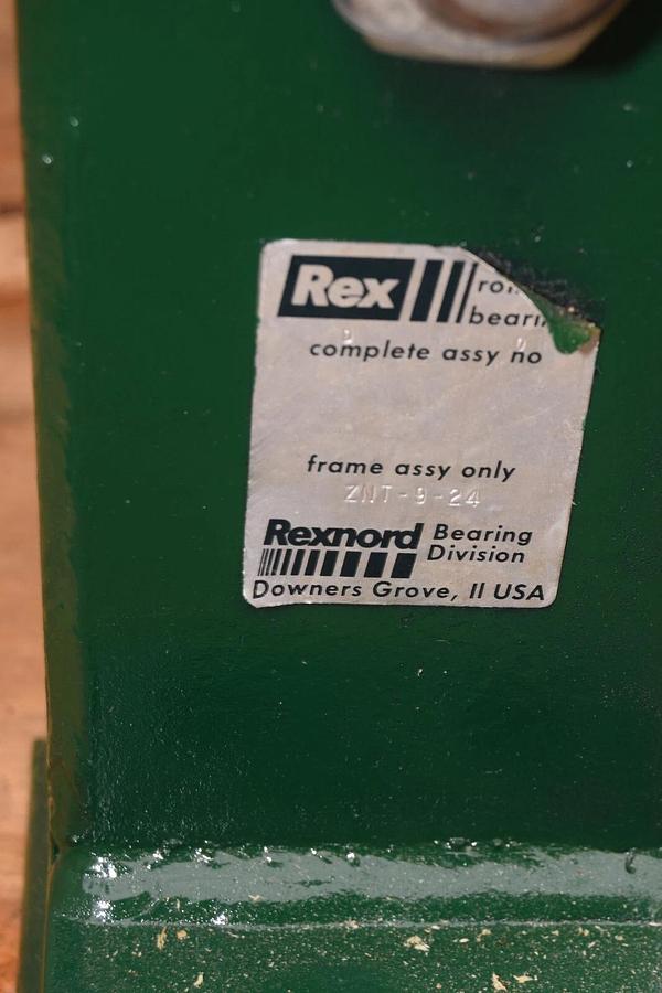 Rex ZNT-9-24 Take-Up 24" Take Up Take-Up Takeup Frame Bearing ZNT924 NOS