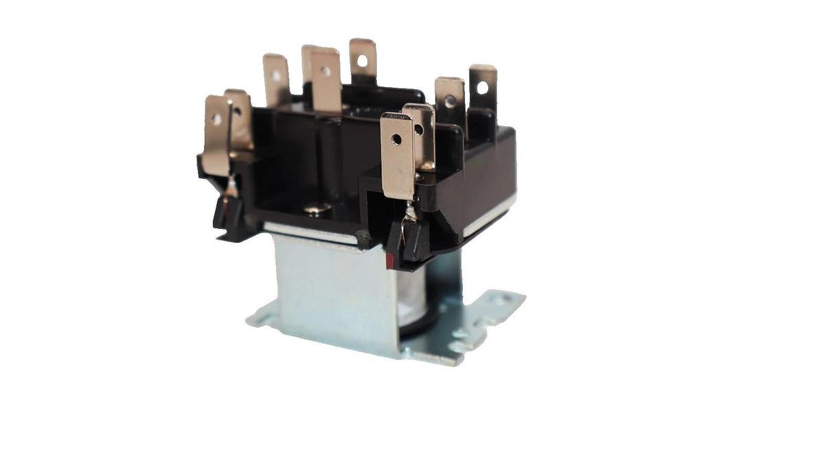 Used ZETTER CONTROLS ZC90340-01 , ZC9034001 24V Coil Plug-In Blower Fan Relay