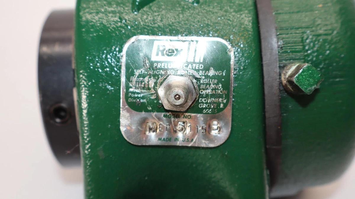 (NEW) REX MEP5115B , MEP5115 B 1-15/16" Spherical Roller Pillow Block Bearing
