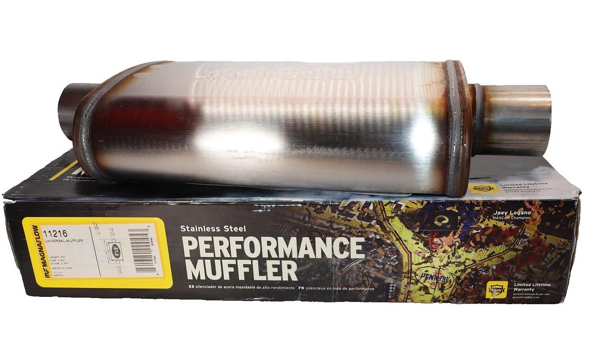 Magnaflow 11216 Stainless Steel Universal Muffler (New) USA