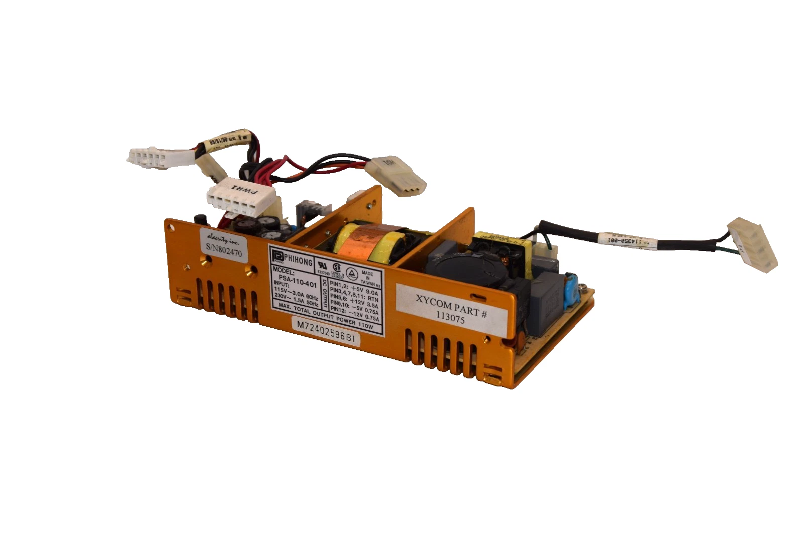 Used Phihong / XYCOM PSA-110-401 , 113075 Power Supply
