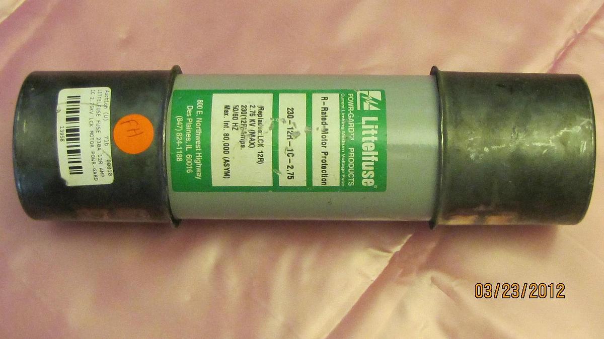 Used LITTELFUSE Ruse 230-12R-1C-2.75 230 12R 1C 2.75 23012R1C2.75 230(12R) AMP