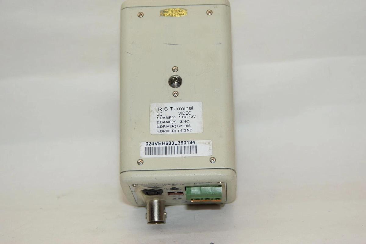 Used HUNT 024VEH683L360184 CCD Box 24V Security Camera