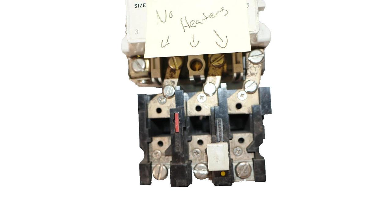 Used Westinghouse Motor Control Starter Size Sz 1 A200M1CAC 110/120V Coil *No Heater*