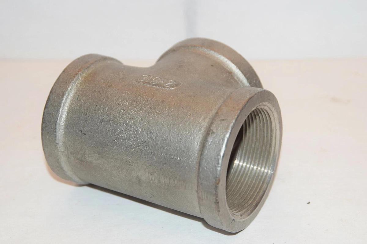 NEW ASP 316-2 2" TEE PIPE STAINLESS STEEL