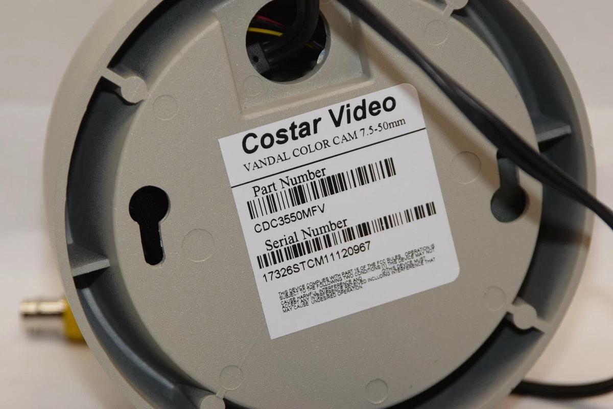 (NEW) COSTAR CDC3550MFV 7.5-50mm Vandal Color Cam Dome Security Camera