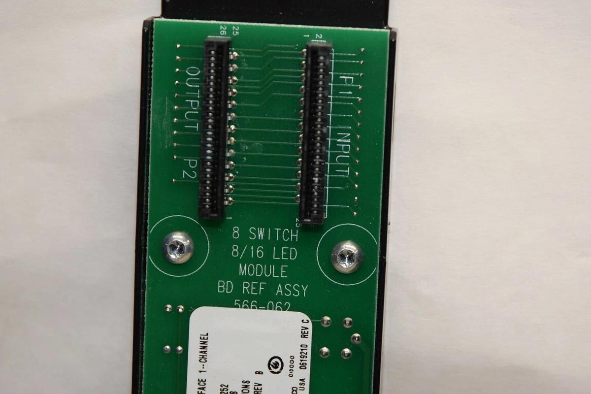 Used SIMPLEX 8 8/16 LED Switch Assy 566-062 4100-1252  for 4100 Fire Alarm Panel