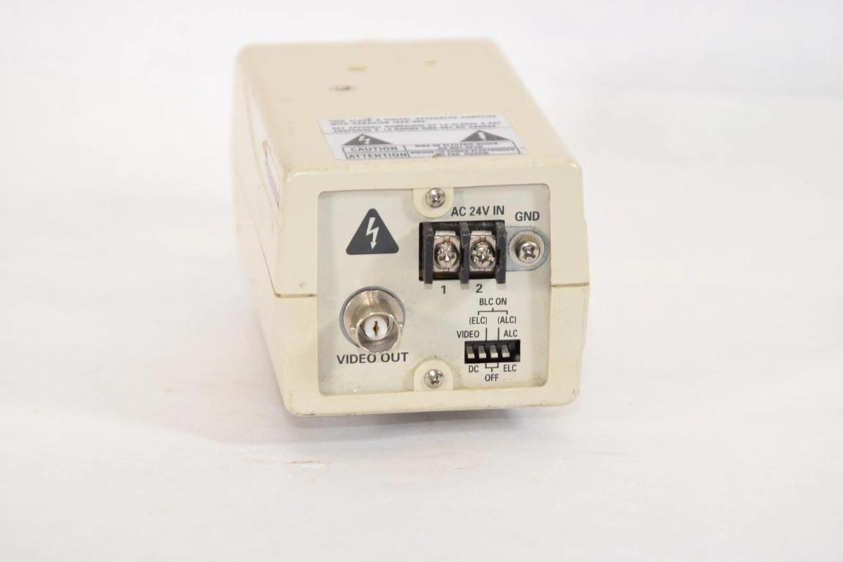 Used PANASONIC WV-BP144 24Vac 2.1W CCTV Camera With WV-LF9C3A 9mm 1:1.2 Lens