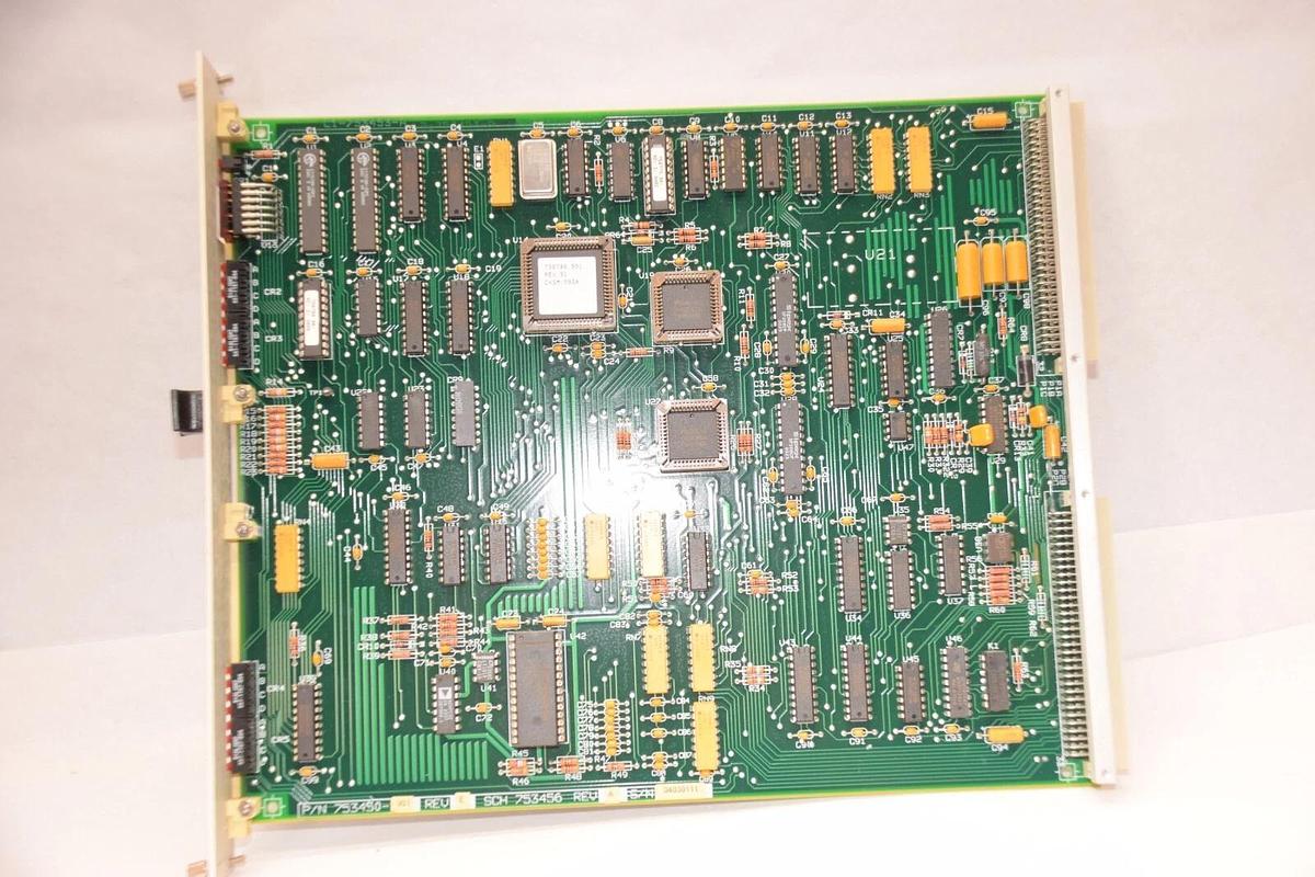 Used SIEMENS 753450-901 Rev E , 753456 Rev A RMS Control Board