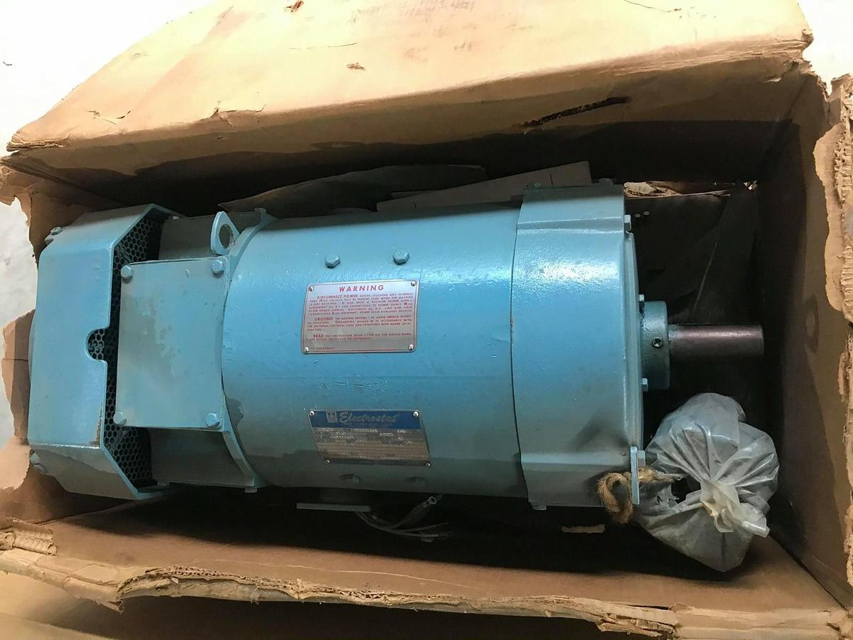 GENERAL ELECTRIC 7.5hp Direct Current Motor GE CD258AT 240vdc 1750 7.5 hp (NOS)