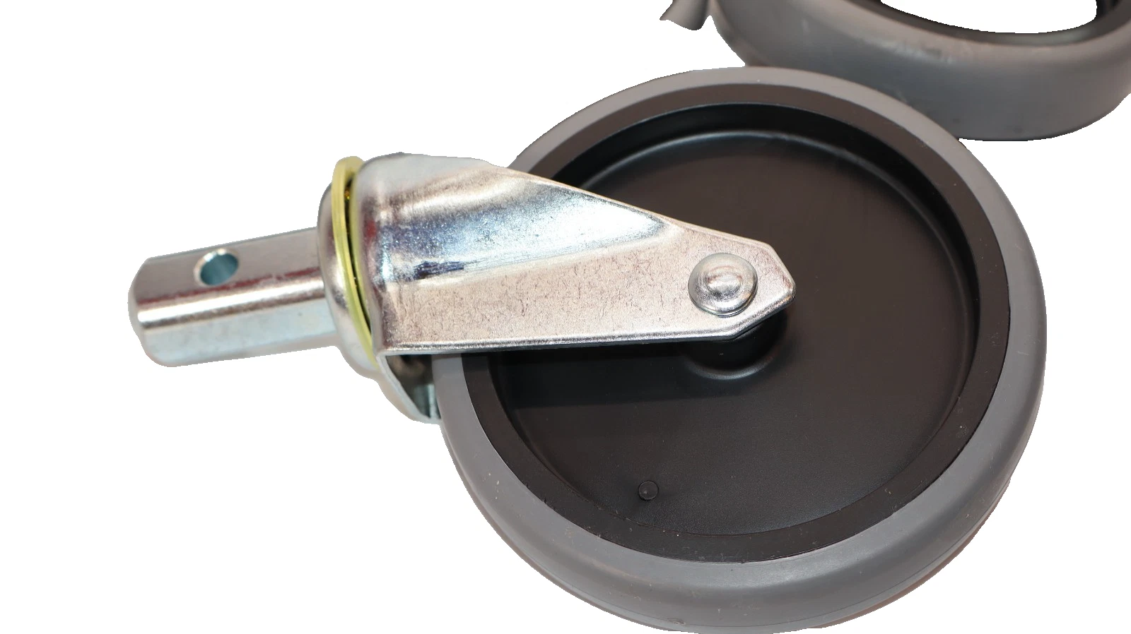 Heavy Duty Swivel Caster 5" w/back Breaks A-93211 , 5x1 (New - Set of 4)