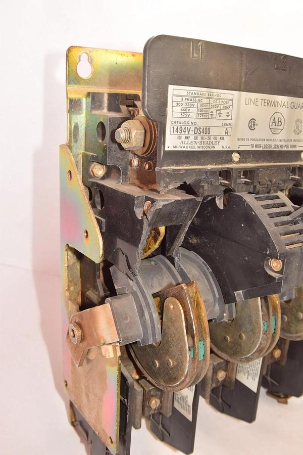 Used ALLEN BRADLEY 1494V-DS400 Series A 400A 600V Disconnect Switch *As-is*