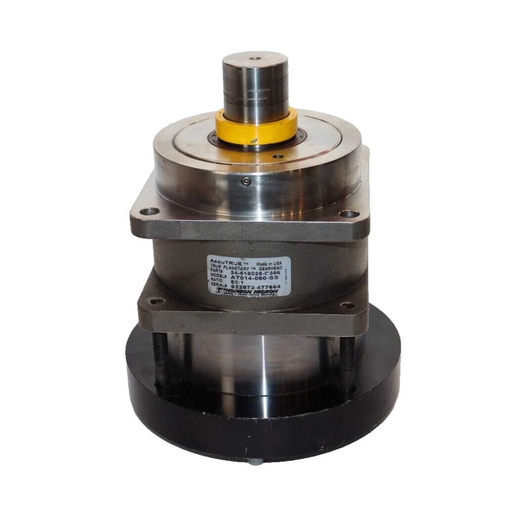 Used Thomson Micron AccuTRUE True Planetary Gearhead 34-518025-C386 AT014-060-SS 60:1