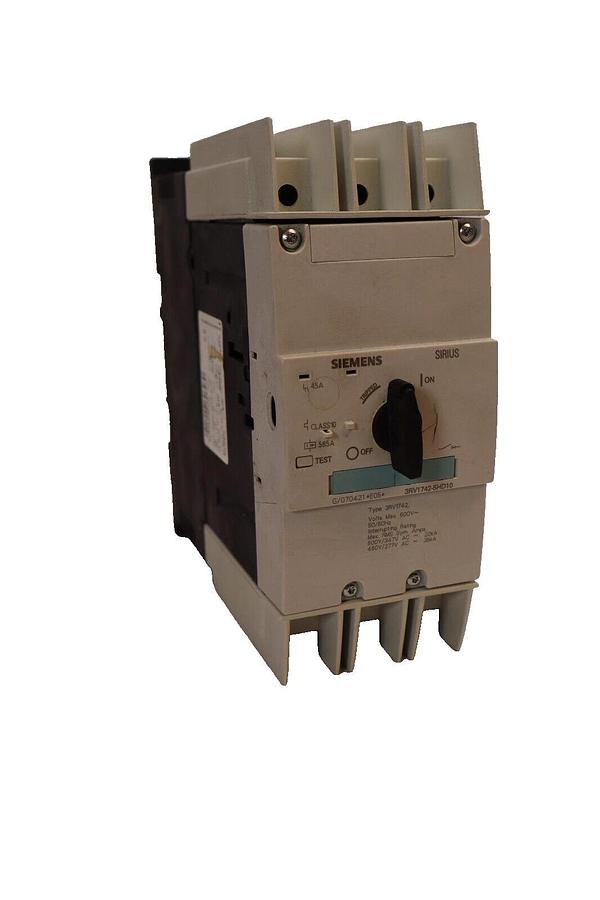 Used SIEMENS 3RV1742-5HD10 45A 3P Sirius Breaker