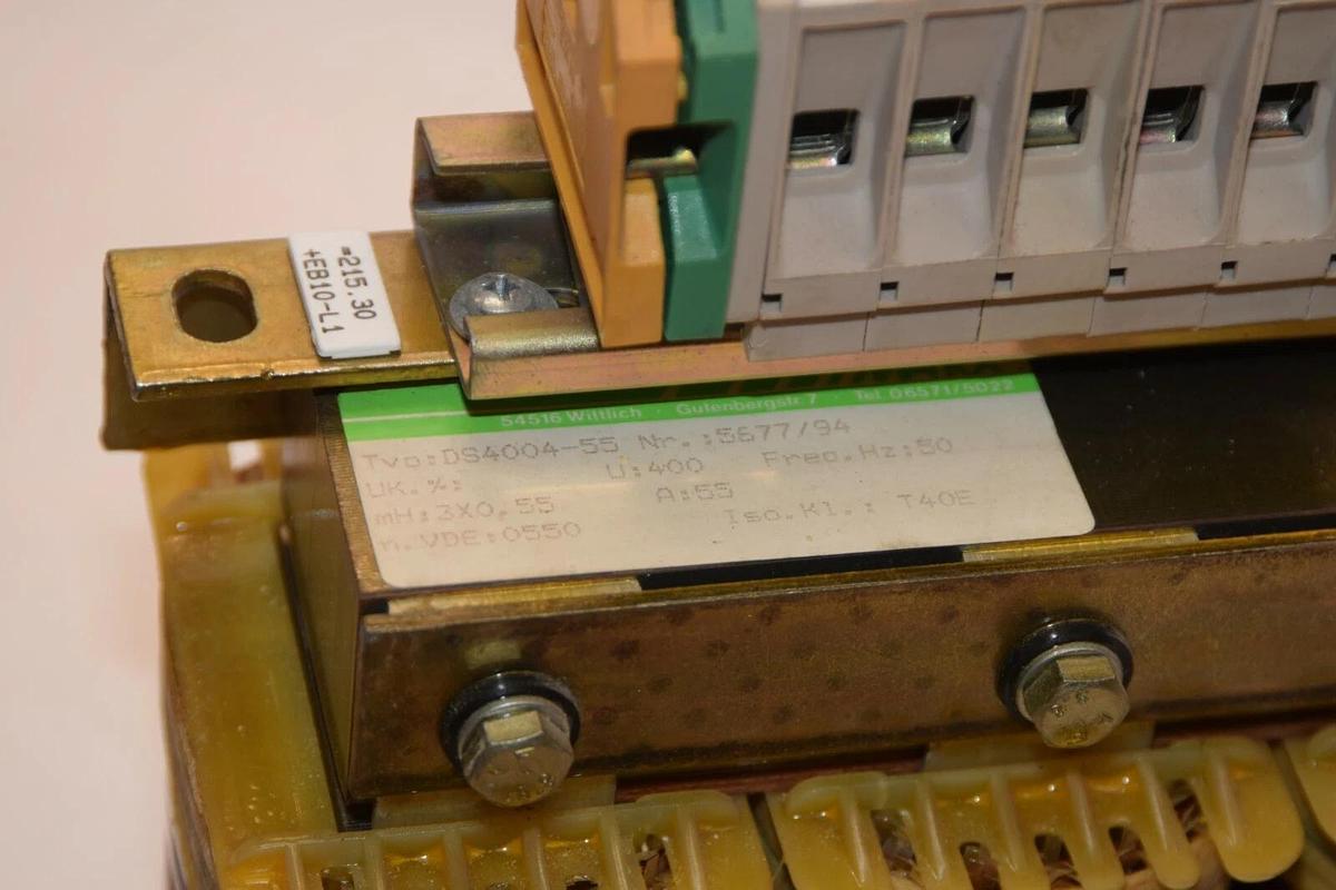 Used EMB WITTLICH 54516 DS4004-55 5677/94 50Hz 400U Transformer