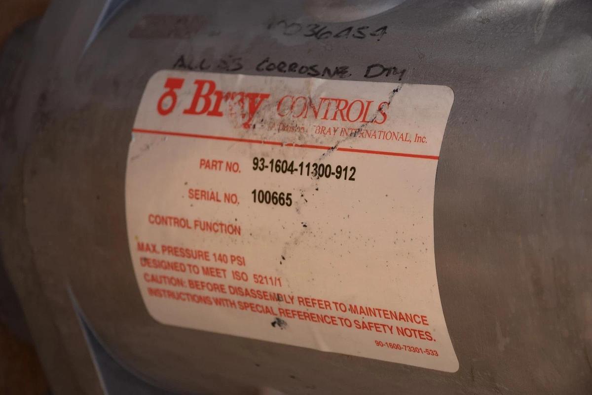 Used Bray Actuator pneumatic actuator 93-1604-11300-912, Valve Actuator