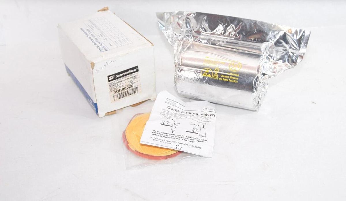 (NEW) SEVICEFIRST COR00020 Activated Carbon Filter Drier Block Emerson W-48