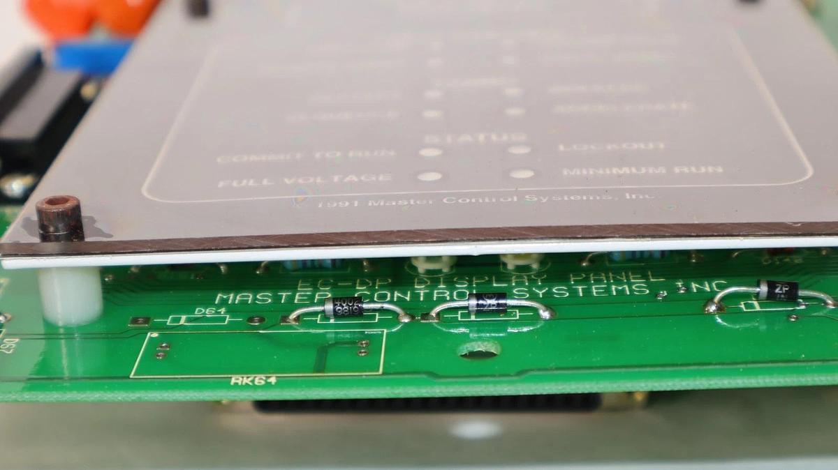 Used Master Control Systems EC-DP ECDP Display Panel 563721 EC Fire Pump Controller