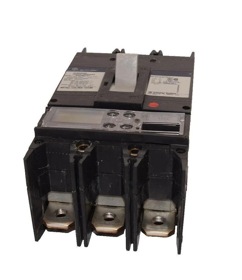 Used GE Spectra RMS Hi-Break Breaker 150A 150 Amp 600v 3p SGHC3601L3XX 125a plug