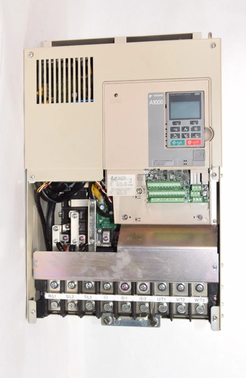 Used Yaskawa A1000 AC Drive CIMR-AU4A0088FAA Rev. D 3ph In: 380-480v Out: 0-480v