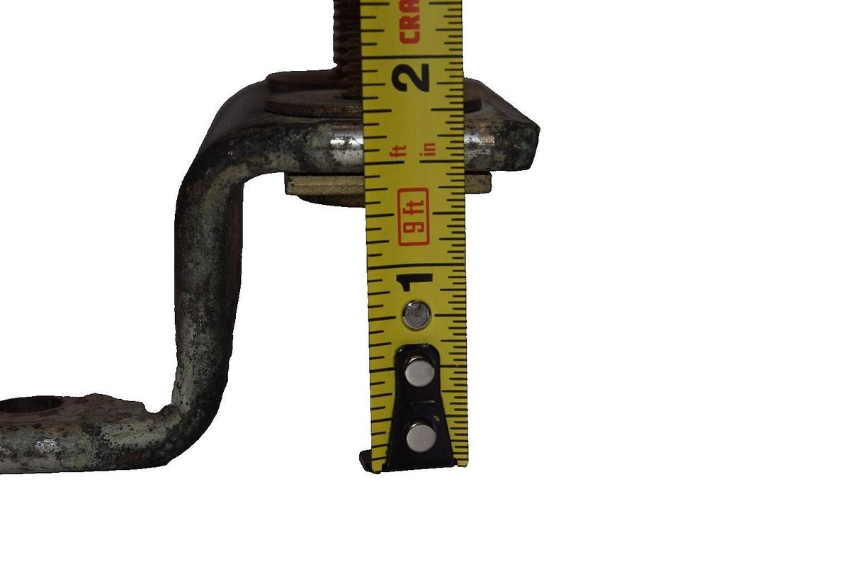 Used 3" x 1-1/2" x 1" x 1-1/2" Brace Bracket with 3/8" Studs  (Lot of 2)