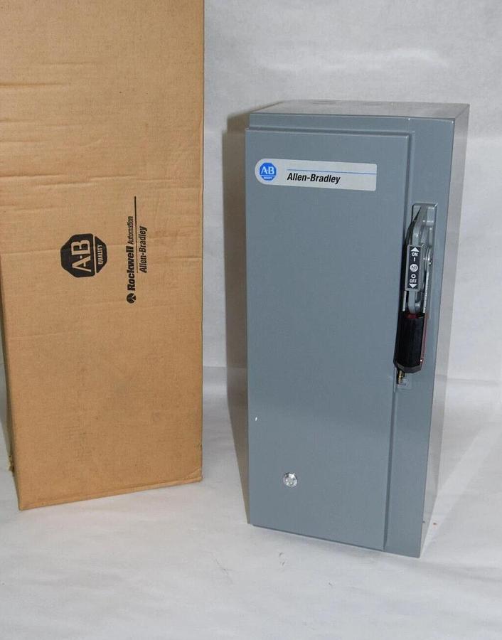 (NEW) ALLEN BRADLEY 512-M/A37214 3Ph Nema Size 1 Starter Comb. With Disconnect