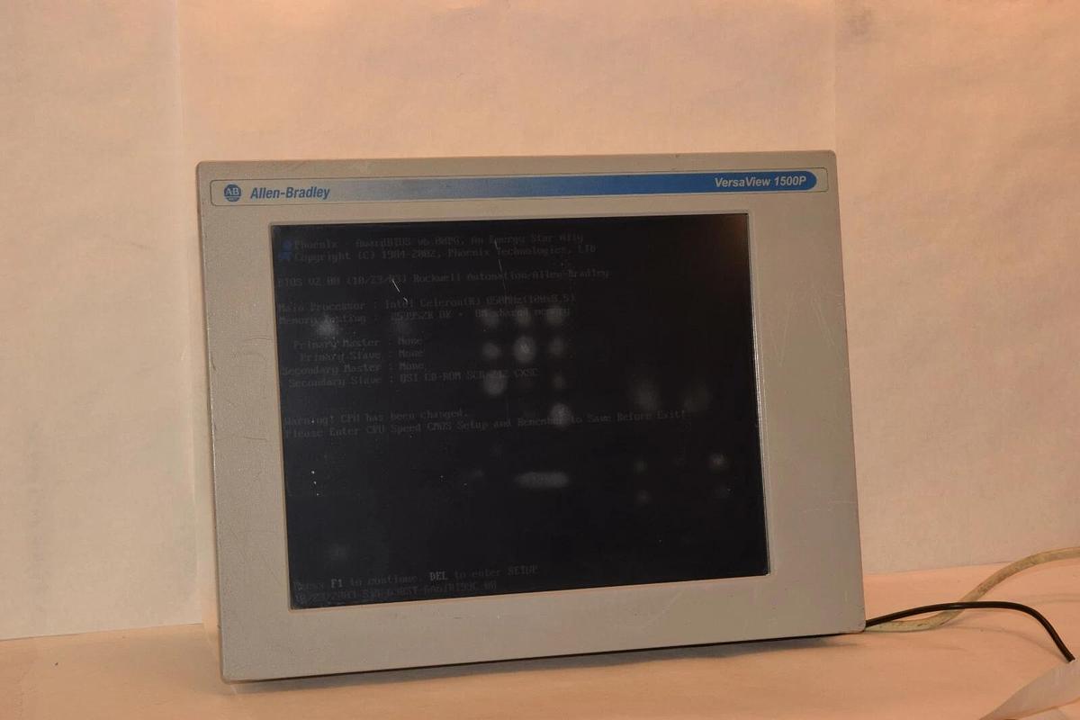 Used Allen Bradley 6181P-15TS2KH Ser A VersaView 1500P Rev B *worn screen, see pics*
