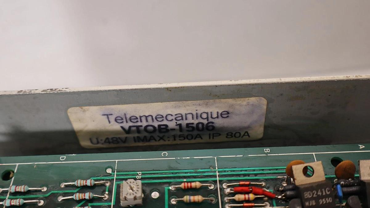 Used TELEMECANIQUE Tractivar Drive VTOB-1506 VT0B-1506 VTOB1506 48v 150a 80a