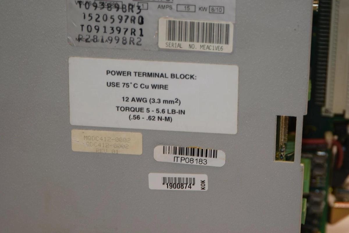 Used Allen-Bradley  8520-S10 10KW System Modules Control Drive