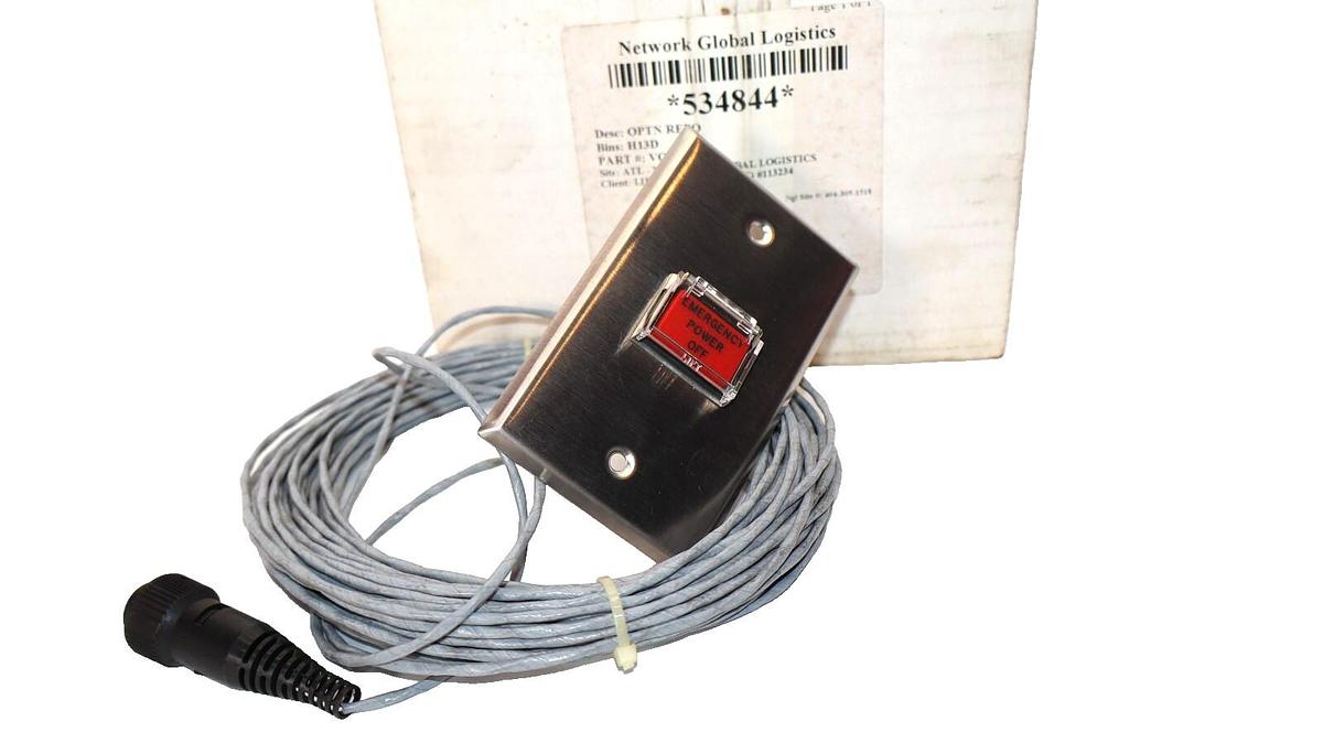 (NEW) NETWORK GLOBAL LOGISTICS VOREP0 , 534844 Emergency Power Off Button