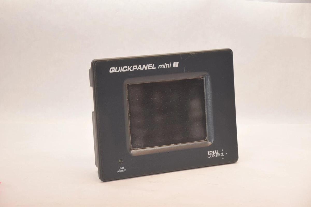 Used TOTAL CONTROL QPM-DEM-L02 , GP37W-LG11-24V 6" Quick Panel Mini Display
