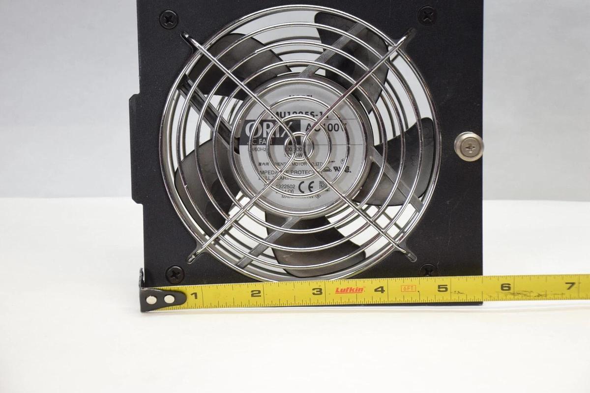 Used ORIX MU1225S-11 100Vac 50/60Hz Cooling Fan With Grill Cover
