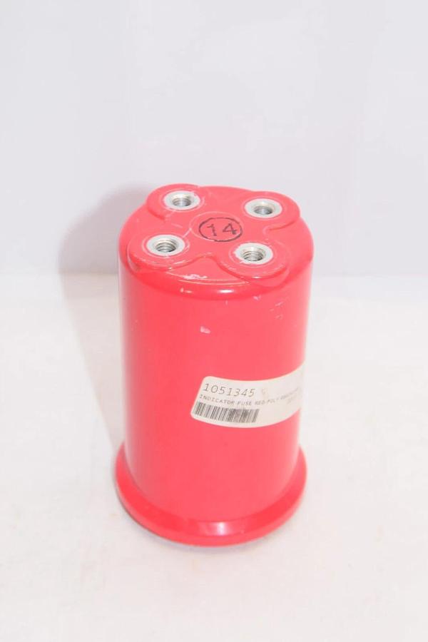 (NEW) 686C15G01 1051345 Indicator Standoff Fuse Red Poly Isolator 3/8"x16
