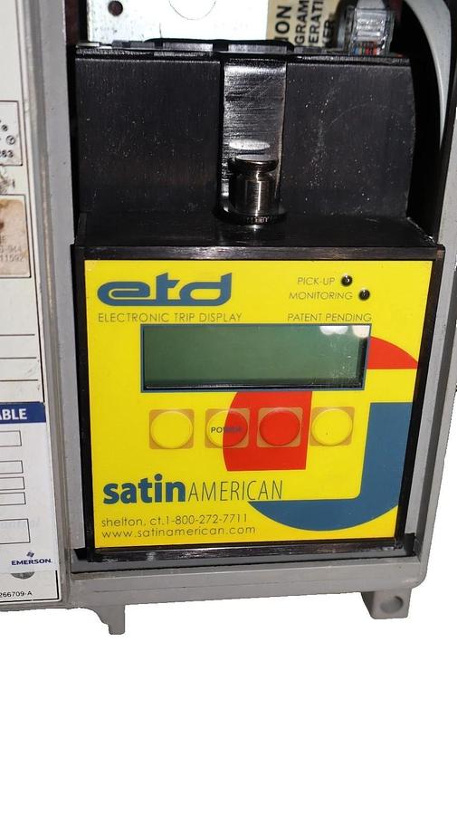 Refurbished GE General Electric Circuit Breaker Power Break 800A Amp TP88SS w/ ETD ETC-12