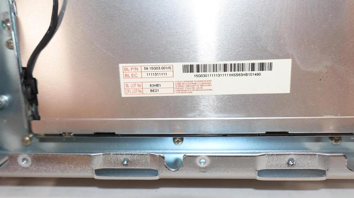 Used ALLEN BRADLEY AU OPTRONICS G150XG01 1500P 15" LCD Front Cover Screen *Takeout*