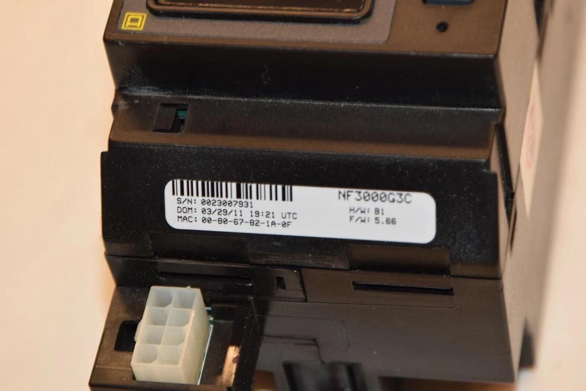Used SQUARE D NF3000G3C Powerlink G3 Digital Display Controller