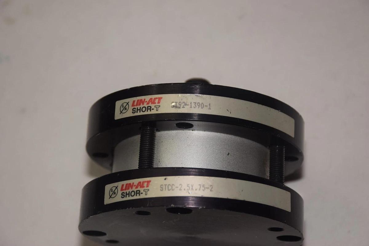 LIN-ACT STCC-2.5X.75-2 ST92-1390-1 SHOR-T PNEUMATIC CYLINDER NEW