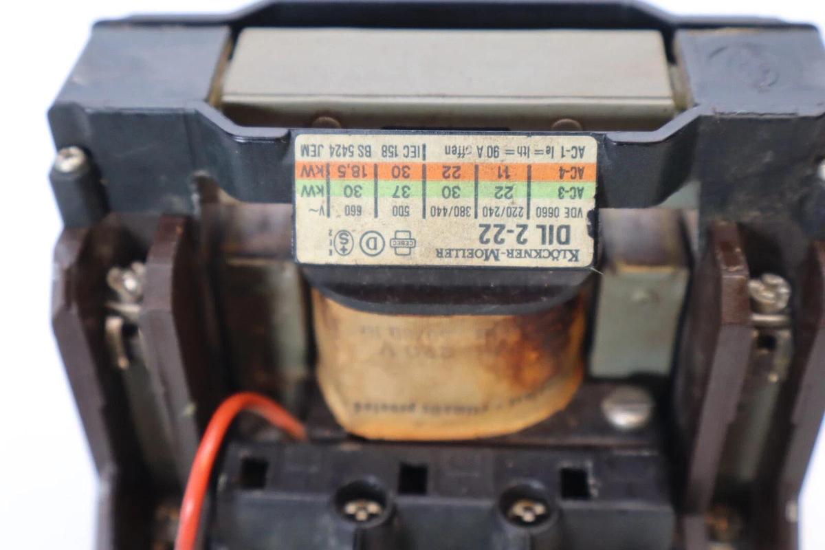 Used KLOCKNER-MOELLER DIL2-22 , DIL 2-22 220V Contactor