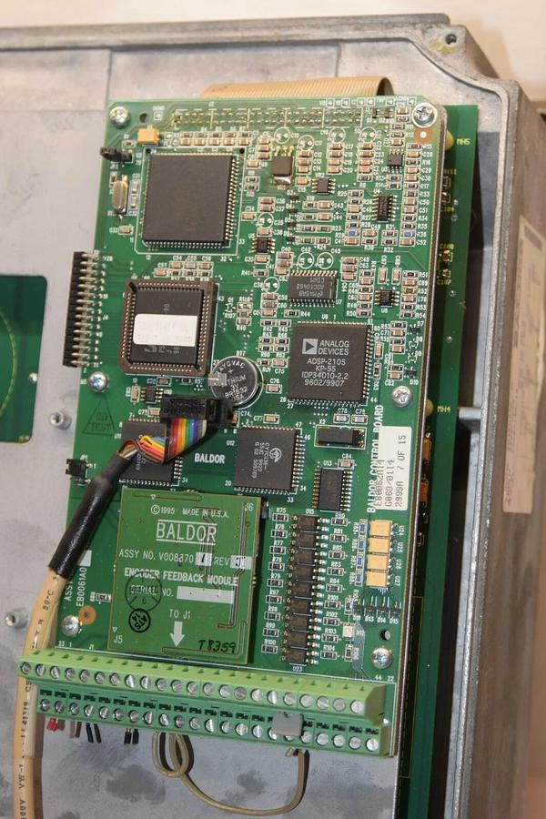 Used Baldor Washdown Vector Drive ZD18H415-W ZD18H415W ZD18H415 460v 3ph 10/15/20hp