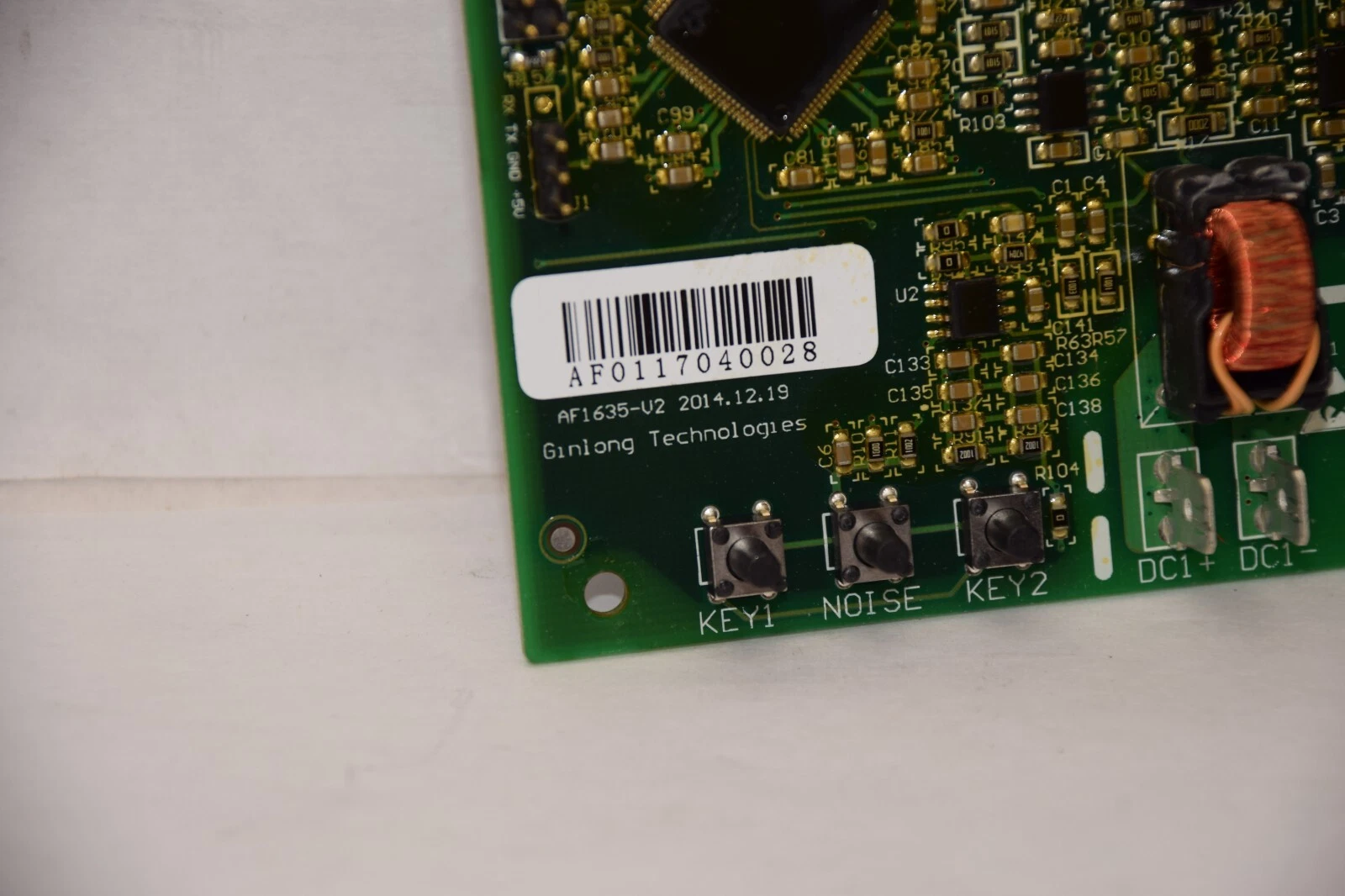 Used GINLONG TECH AF1635-V2 AF0117040028 Board for Solis Solar Drive SOLIS-4K-2G-US